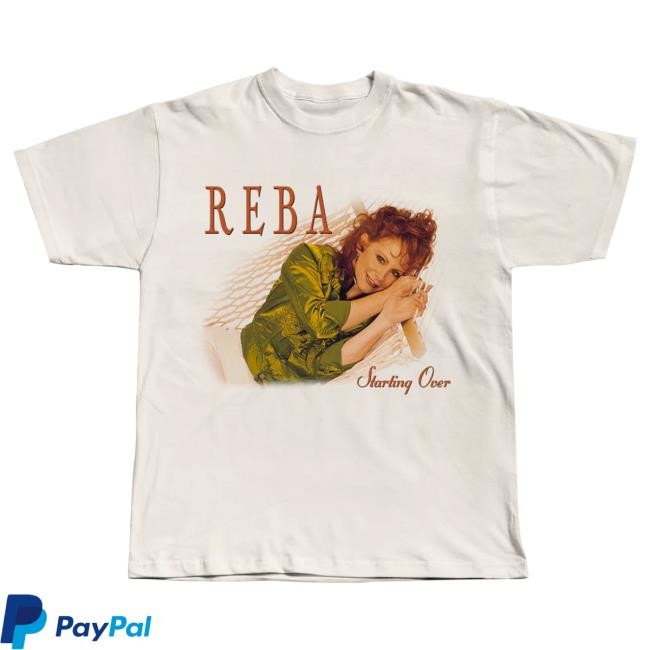 Official Reba McEntire Merch Store Starting Over Hammock T Shirt