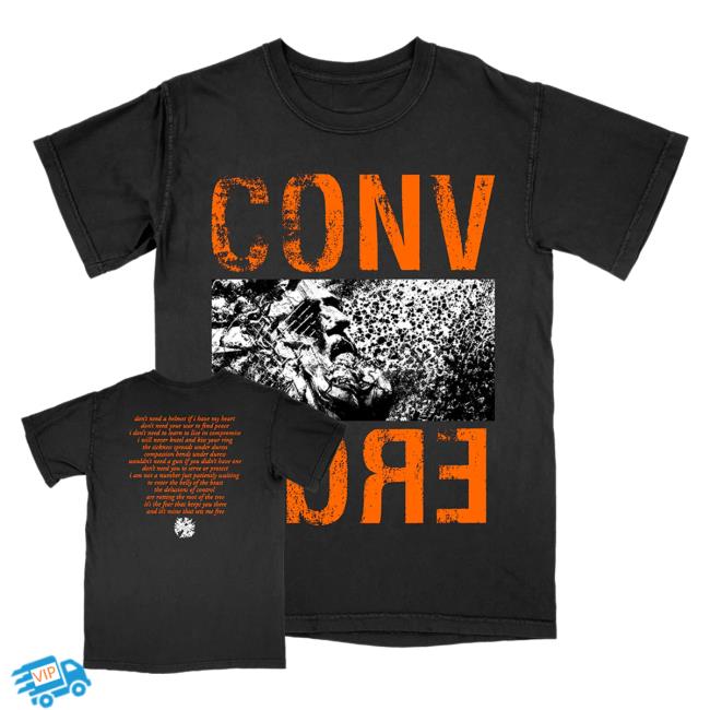 Official Death Wish Store Deathwish IncConverge Under Duress Premium Graphite Hot Shirt Deathwishinc