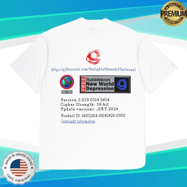 Ad Blocker Shirt G59 Records Official Merch