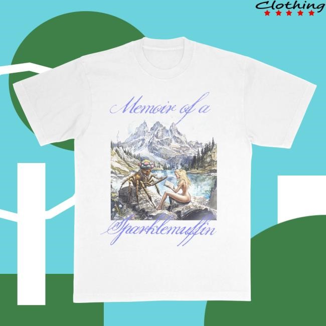 Illustrated Spider And Girl Shirt Suki Waterhouse