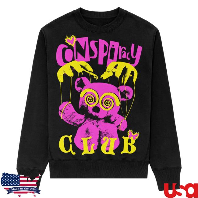Official Shane Dawson Apparel Clothing Store Shop Conspiracy Club Bear Pull Over Hoodie Shanedawson Merch