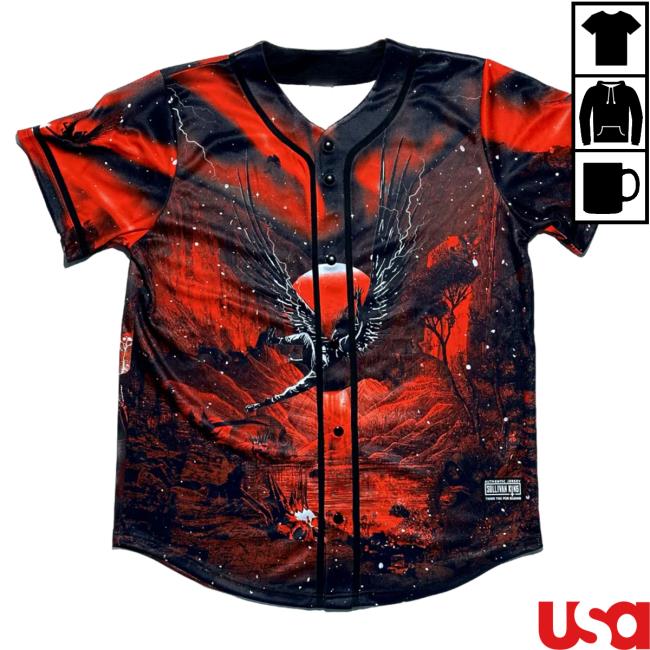 Official Sullivan King Merch 2023 "Blood Of Winter" Bassball Jersey Shirt