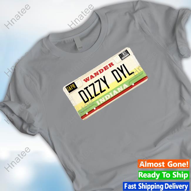 Official Dizzy Dyl Merch Wander Indiana Plate Long Sleeve T Shirt