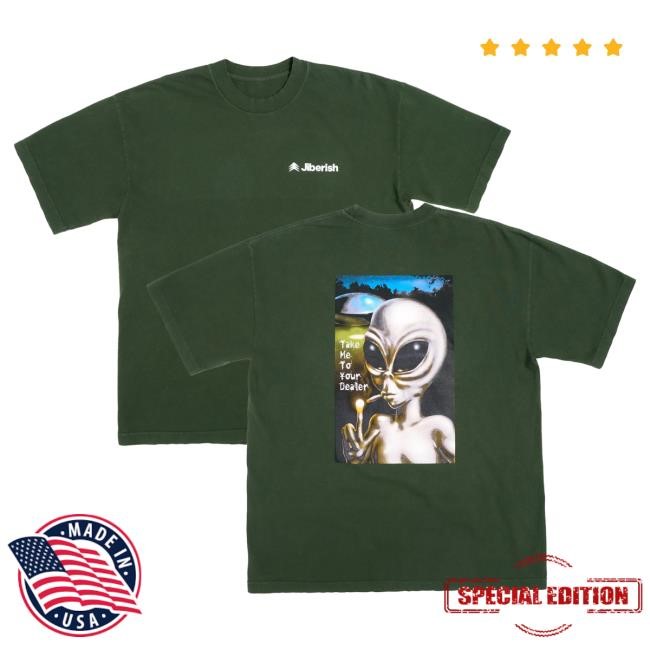 Official Jiberish Merch Dealer T Shirt Ivy