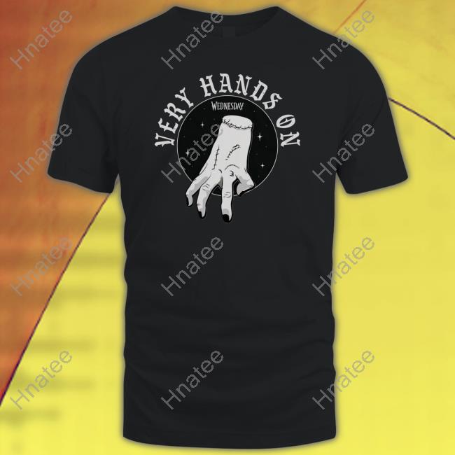 Thepopinsider Wednesday Very Hands On Hooded Sweatshirt