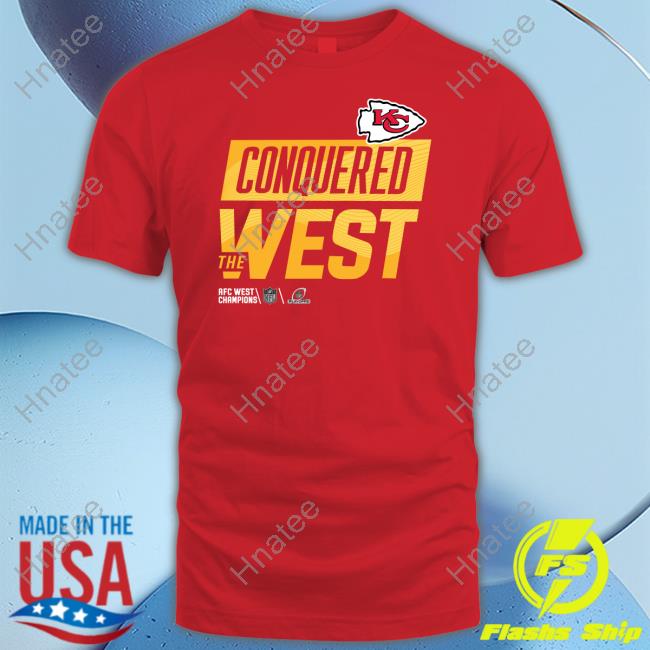 Kansas City Chiefs Conquered The West 2022 AFC West Division Champions Playoff Nfl Shirt
