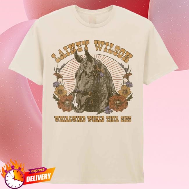 Official Lainey Wilson Horse Sunburst Tour Shirt