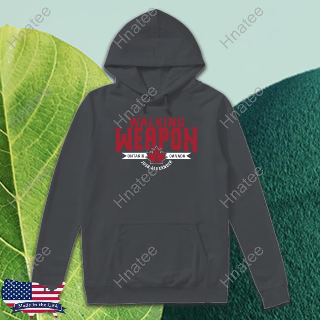 Official Walking Weapon Ontario Canada Josh Alexander Tee