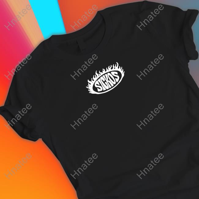 Sickos Merch Sickos Flame Crewneck Sweatshirt Thesickos