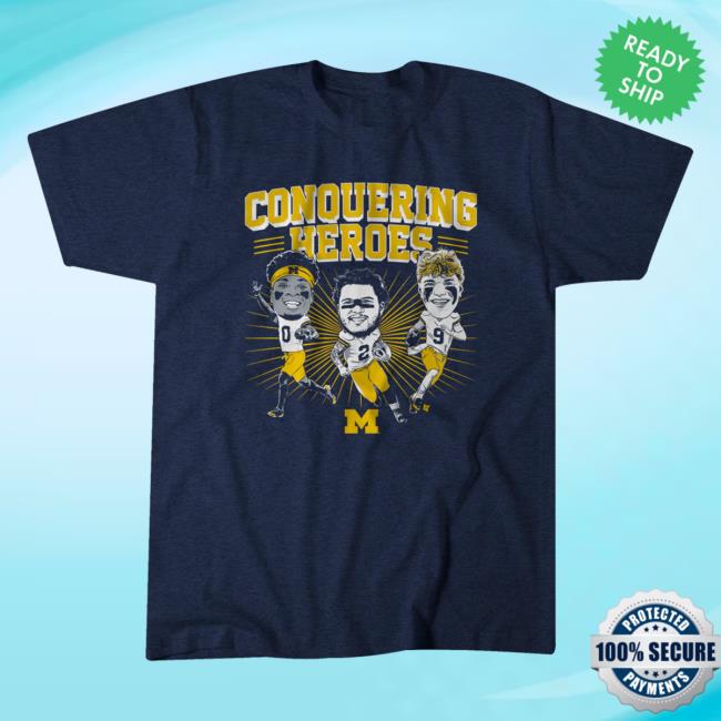 Official Breaking T Michigan Football: 2023 Caricatures Tee