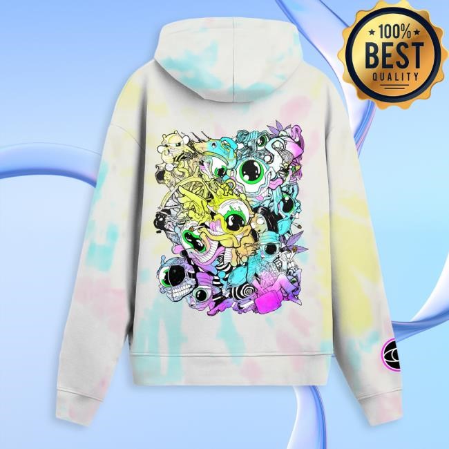Official Subtronics Merch Subtronics - Summer Mashup V2 Midweight Tie Dye Hoodies