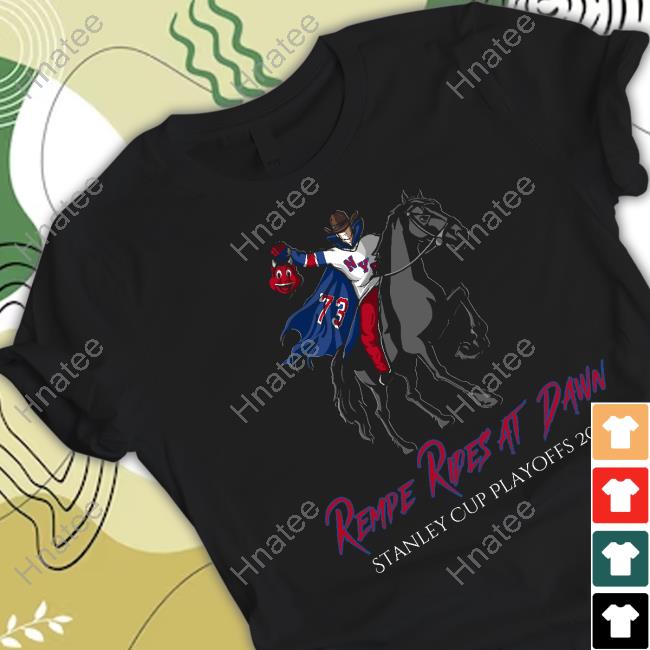 Rempe Rides At Dawn Stanley Cup Playoffs 2024 Top Shirt