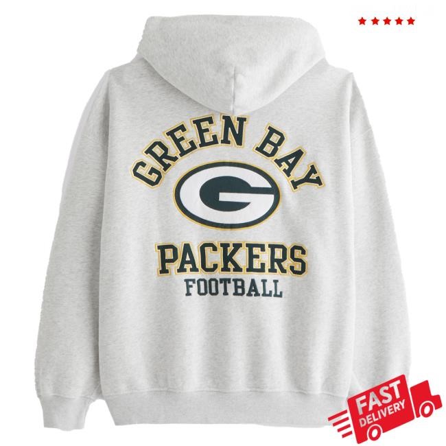 Official Abercrombie And Fitch Store Green Bay Packers Graphic Hoody NFL by Abercrombie