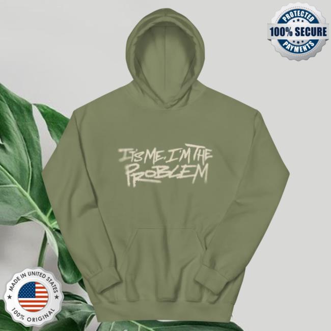 Official Interscope Records Merch Lil Poppa 'It's Me, I'm The Problem' Green Hoodies