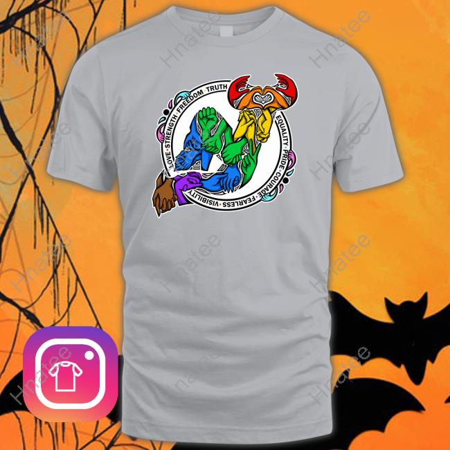 Equality Pride Courage Fearless Visibility TShirts