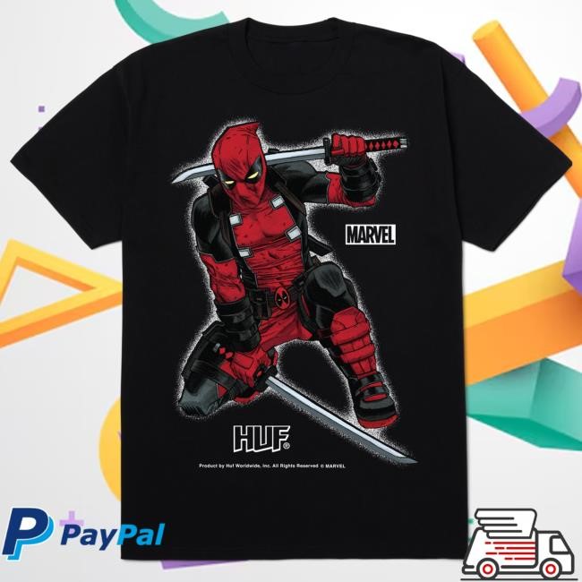 Hufworldwide Huf X Marvel Deadpool New Tee