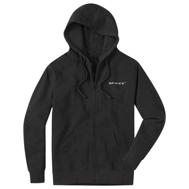 Spacex Merch Shop Falcon Heavy Sleeve Hoodie