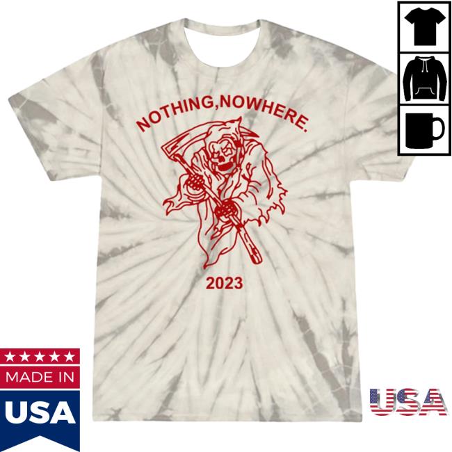 Official Nothing Nowhere Merch Shop Reaper Dye Long Sleeve Tee