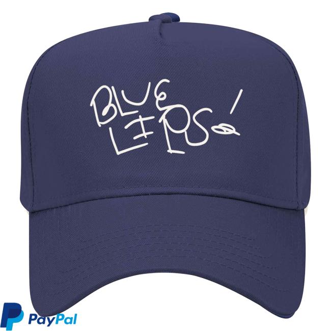 Official Txdxe Merch Store Schoolboy Q Blue Lip Logo Snapback Cap SchoolboyQ
